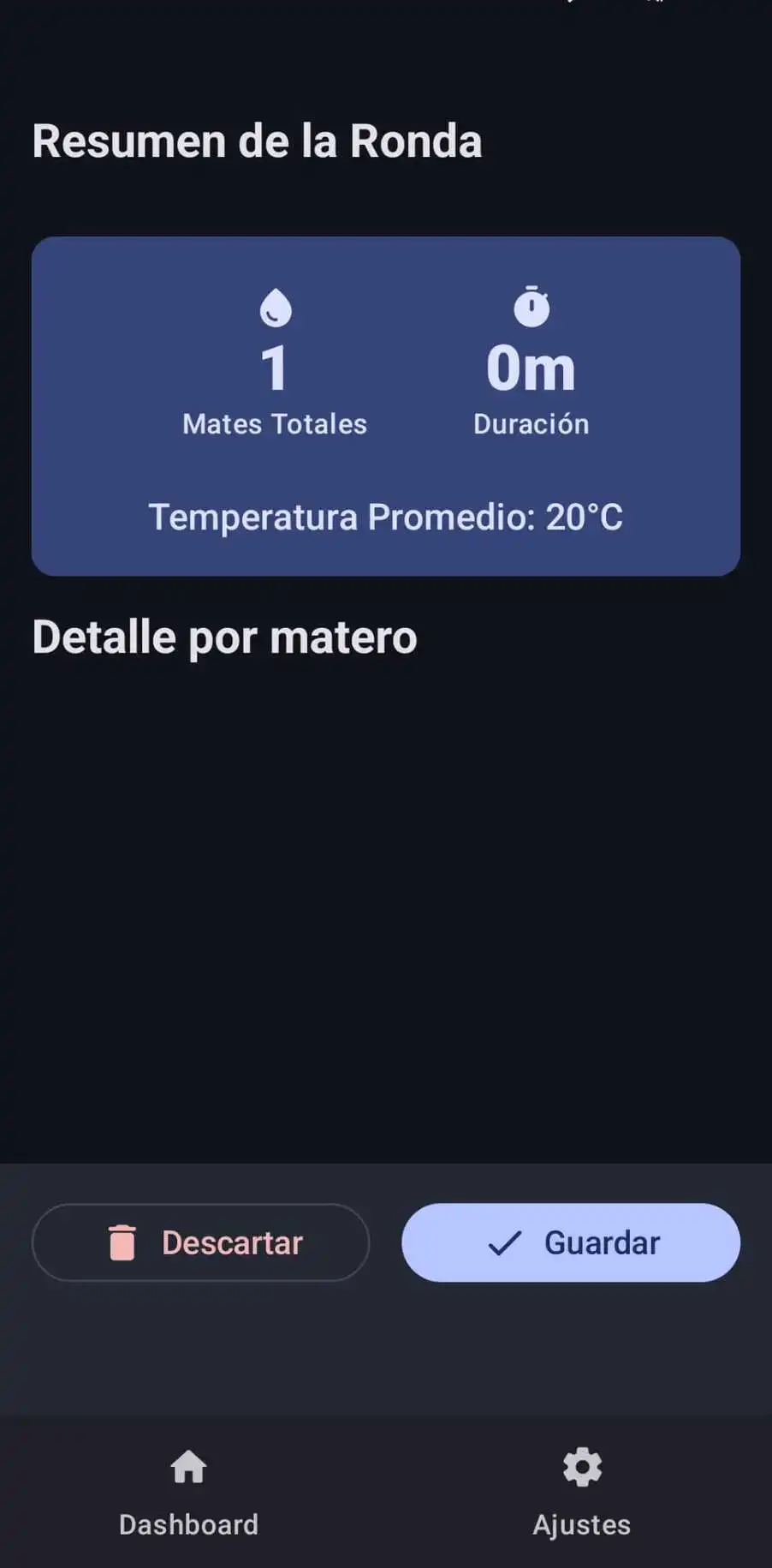 Telemetría en app